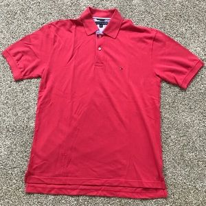 EUC Red Tommy Hilfiger Polo Size L